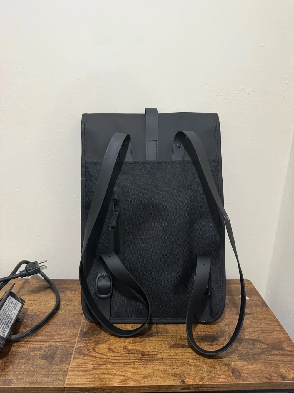 Minimalist Black Men's Backpack